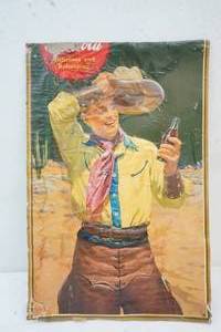 lot 268 image: vintage coca cola advertisement
