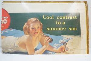 lot 270 image: vintage coca cola advertisement