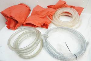 lot 272 image: hose, nylon blower bags