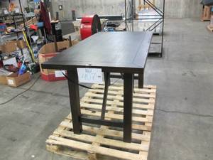 lot 407 image: Used Dining Room Table - Taller than Normal - Mahogany