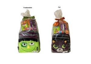 lot 426 image: Pallet of Store Mostly NEW Halloween Overstock Store and Ecommerce Product - Halloween Plush Backpacks with Treats