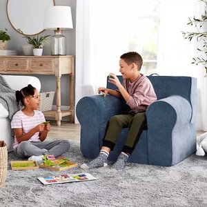 lot 435 image: NEW Members Mark Jumbo Kids Explorer Chair - Denim