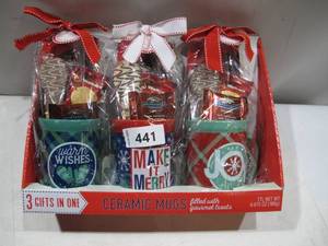 lot 441 image: NEW DesignPac 3 in 1 Hot Chocolate Mug Breakapart Gift