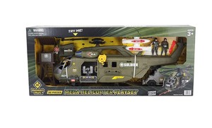 lot 447 image: Members Mark Soldier Force Playset - Mega Helicopter