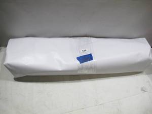 lot 529 image: NEW Vinyl Tarp - 10 x 35  White  White Vinyl tarp - 10 oz. Lightweight Duty