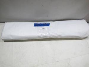lot 531 image: NEW Vinyl Tarp - 10 x 22  White  White Vinyl tarp - 13 oz. Regular Duty