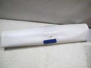 lot 534 image: NEW Vinyl Tarp - 10 x 10  White  White Vinyl tarp - 13 oz. Lightweight Duty