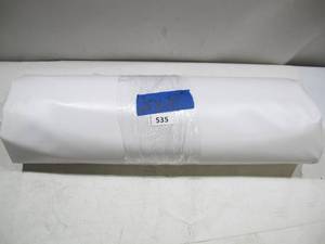 lot 535 image: NEW Vinyl Tarp - 10 x 16  White  White Vinyl tarp - 13 oz. Lightweight Duty