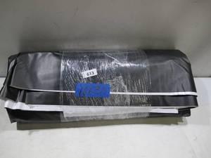 lot 613 image: NEW Vinyl Tarp - 16 x 30  Black  White Vinyl tarp - 9 oz. Lightweight Duty