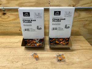 WALKERS 2 Cases of- Disposable Foam Ear Plugs (200 per box)