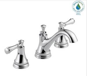 DELTA Silverton 8 in. Widespread 2-Handle Bathroom Faucet in Chrome