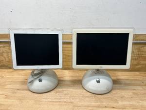 APPLE Lot of 2 iMac Computers- 15 and 17