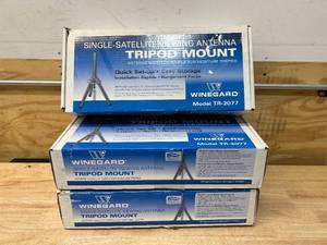 WINEGARD Lot of 3- TR-2077 Satellite Tripod Mounts