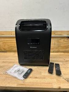 LIFESMART 1500 Watt UV and Infrared Cabinet Indoor Electric Space Heater with Thermostat Remote Control Included