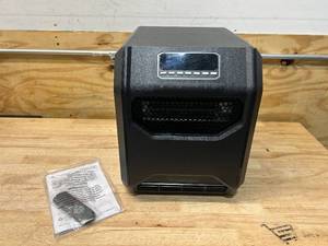 LIFESMART 1500-Watt Infrared Quartz Cabinet Indoor Electric Space Heater with Thermostat and Remote Included