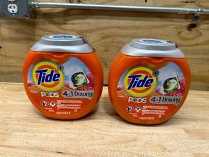 TIDE Lot of 2-  Pods Plus Downy Turbo Laundry Detergent Pacs, April Fresh (54 per container)
