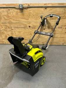 RYOBI 21 in. 40V Brushless Cordless Electric Snow Blower RY40806VNM with 2- Batteries (6Ah) and 2- Chargers