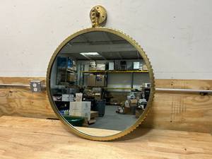 31 Large Mirror- Aged Gold