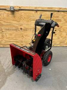 POWERSMART 24 in. 2-Stage Electric Start Gas Snow Blower with Heated Handles and LED Light