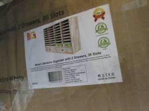 lot 231 image: Literature Organizer open box, unin...