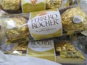 lot 258 image: 12- 1.3 oz Ferrero Rocher Chocolate...