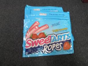 lot 275 image: 6- 9 oz Pks Sweet Tarts Ropes...