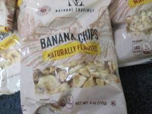 lot 281 image: 24- 4 oz Bags Banana Chips past dat...