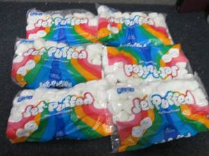 lot 293 image: 6- 12 oz Bags Jet Puffed Marshmallo...