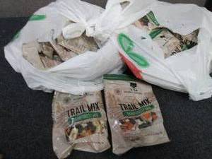 lot 287 image: 24- 3.5oz Bags Trail Mix past date,...