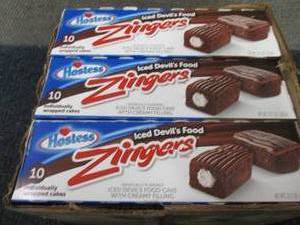 lot 314 image: 3- 12.7 oz 10pks Hostess Zingers be...