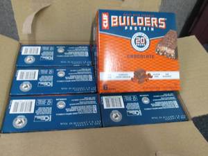 lot 323 image: Case of 6- 6pks Clif Builders Prote...