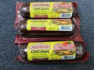 lot 325 image: 3- 12 oz Johnsonville Original Summ...