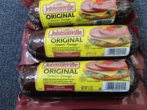 lot 329 image: 3- 12 oz Johnsonville Original Summ...