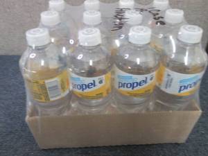 lot 348 image: 12- 24 oz Bottles Propel Mango...