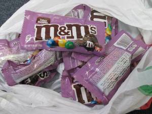 lot 353 image: 12- 141 oz Bags Fudge Brownie M&Ms...