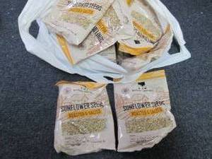 lot 382 image: 24- 5 oz Bags Roasted & Salted Sunf...