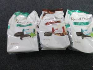 lot 405 image: 3- 6 oz Bags Russell Stover Chocola...