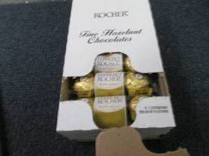 lot 425 image: Box of 12 - 1.3 oz Ferrero Rocher C...