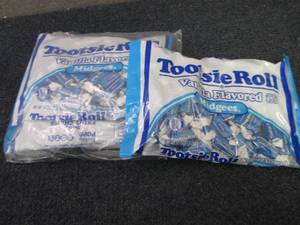lot 54 image: 3- 16 oz Bags Tootsie Rolls Vanilla...
