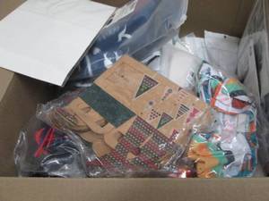 lot 75 image: Box of Assorted Small Overstock Ite...