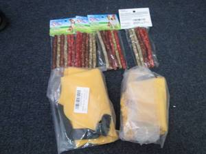 lot 79 image: 4- 6pks Beef Hide Dog Chews, 2 Dog ...