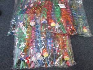 lot 88 image: 3- 24 pks Superhero Spiral Straws...