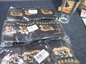 lot 109 image: 3 pks Can Coolers, Beer Glass...