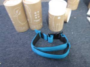 lot 110 image: 3- SparklyPets Bungee Wide Dog Coll...