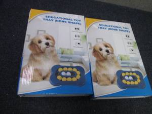 lot 113 image: 2 Petyoung Dog Slow Feeder Educatio...