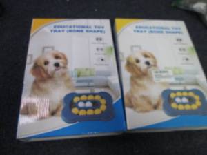 lot 132 image: 2 Petyoung Dog Slow Feeder Educatio...