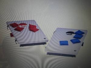 lot 167 image: Portable Beanbag Toss Game open box...