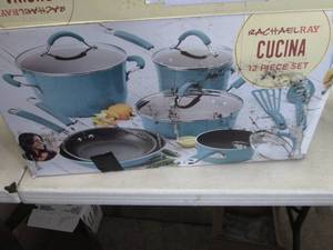 lot 171 image: Rachael Ray Cucina 12-Pc. Nonstick ...