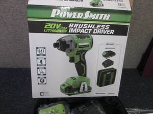 lot 183 image: PowerSmith 20V Cordless Brushless I...