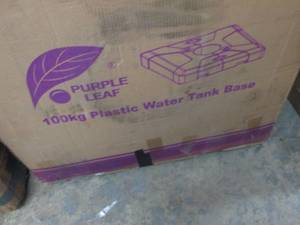 lot 213 image: Water Tank Basketball Hoop Base...